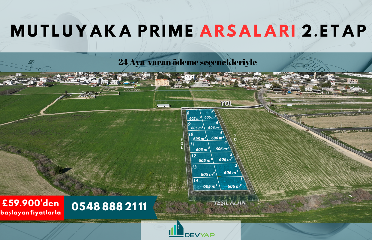 Mutluyaka satılık arsalar